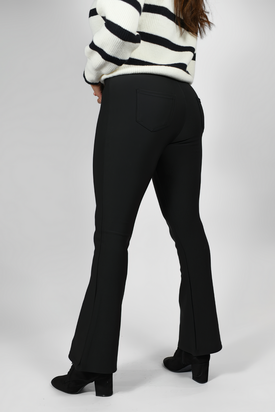 JESSIE FLAIR PANTS - BLACK