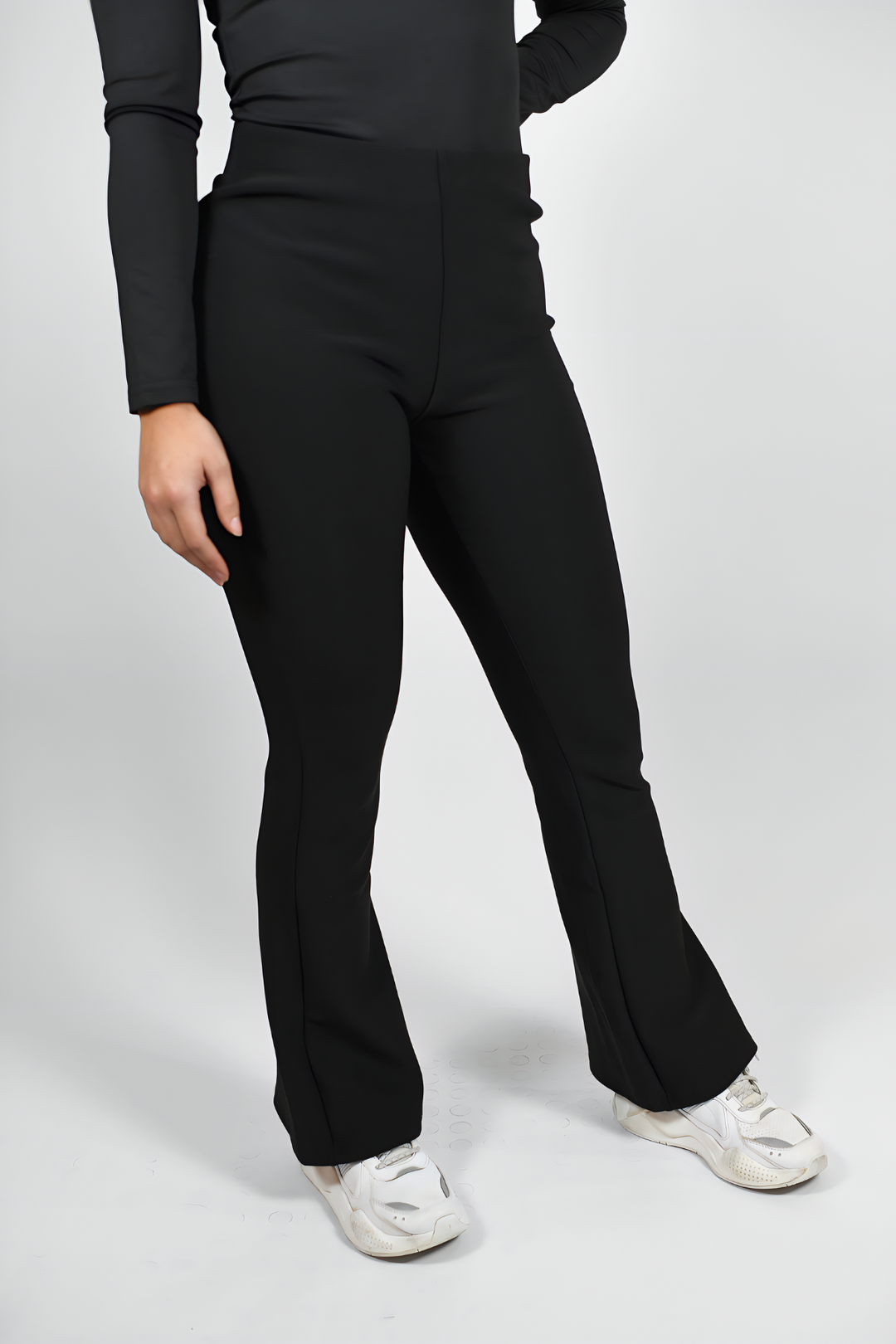 JESSIE FLAIR PANTS - BLACK