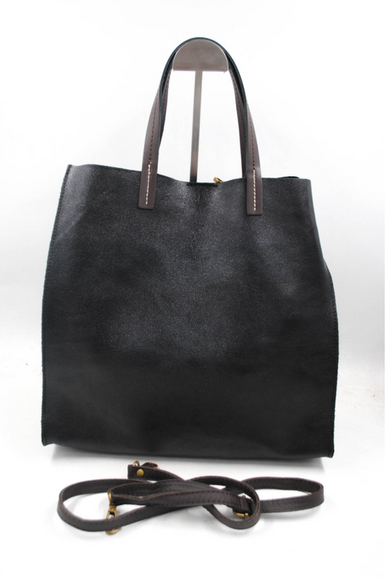 IVY LEATHER HANDBAG AND MINI BAG